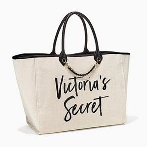 Victoria Secret Canvas Tote NWOT